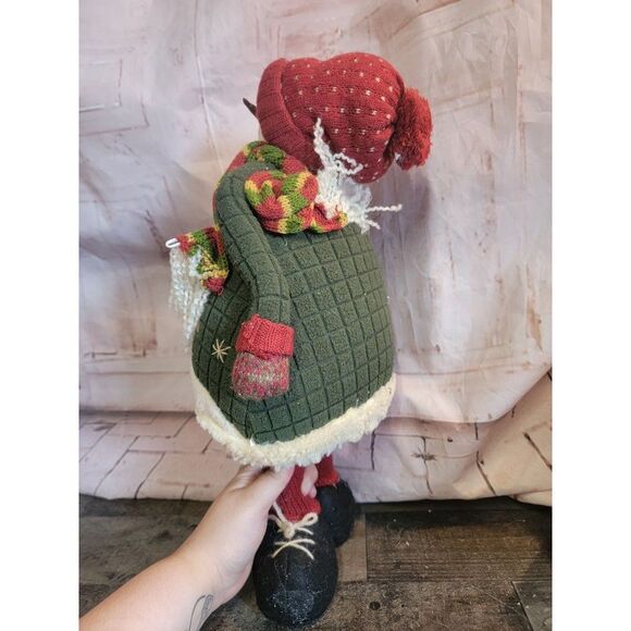 Plush snowman sweater xmas figure happy - Picture 4 of 6